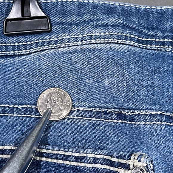 Faded‎ Glory Embroidered Back Pockets Jeans Size 14P - Picture 8 of 16